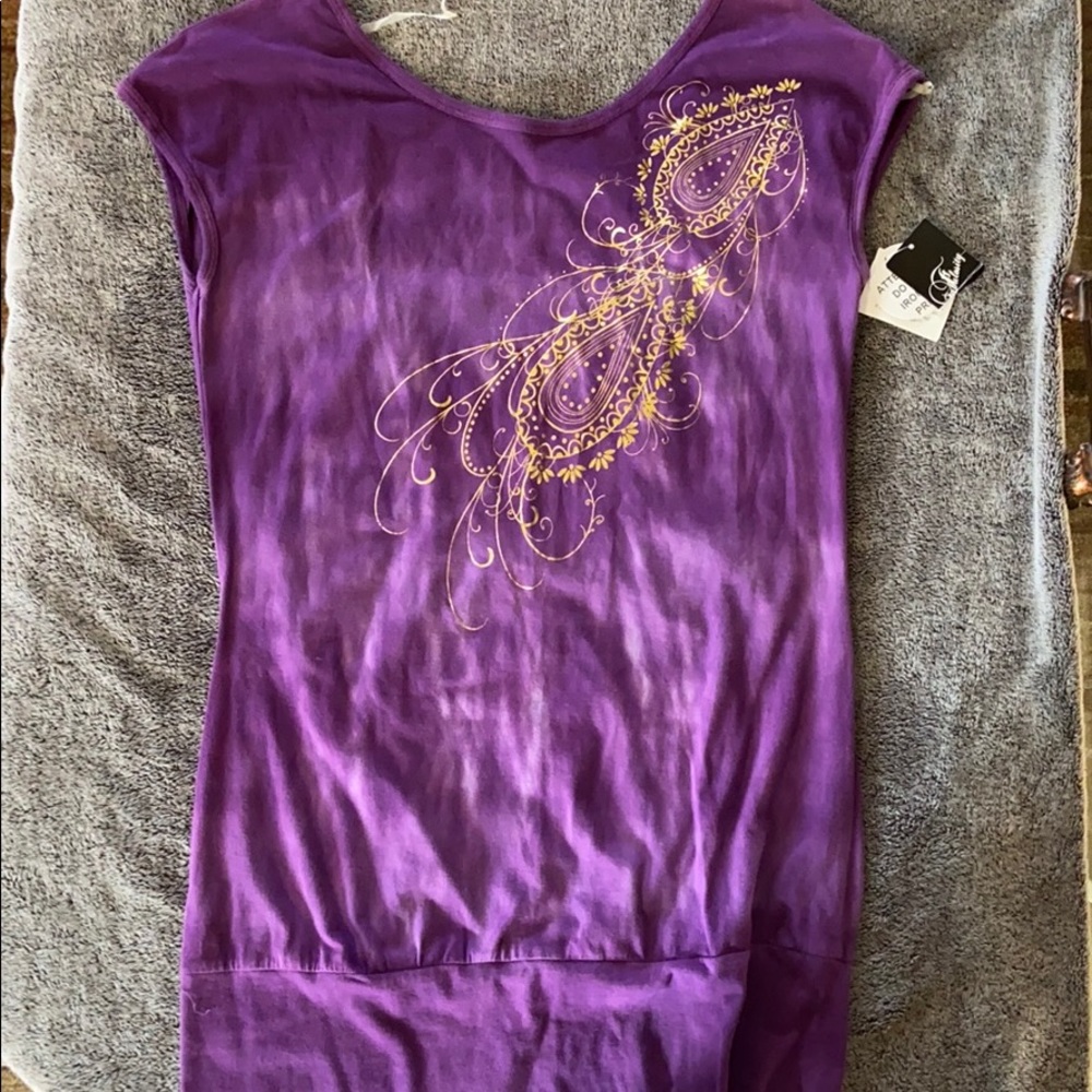 Open back blouse